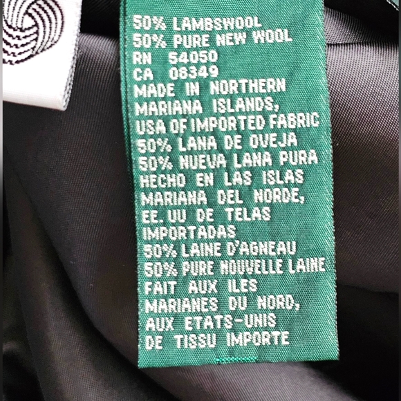 Authentic Vintage 90s Lauren Ralph Lauren Wool Tweed Oversized Boyfriend Blazer - Picture 14 of 14